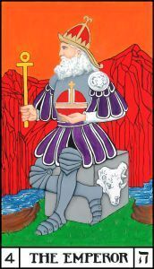 El emperador - Tarot de Rider