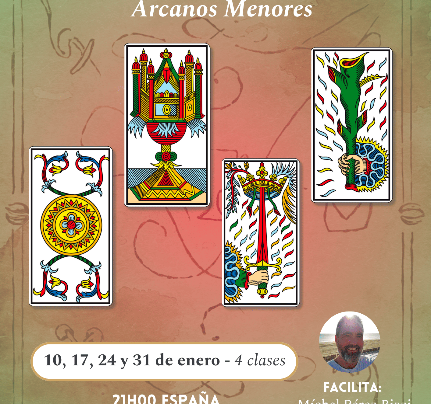 Tarot de Marsella - Arcanos Menores - enero 2025