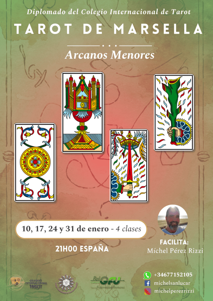 Tarot de Marsella - Arcanos Menores - enero 2025