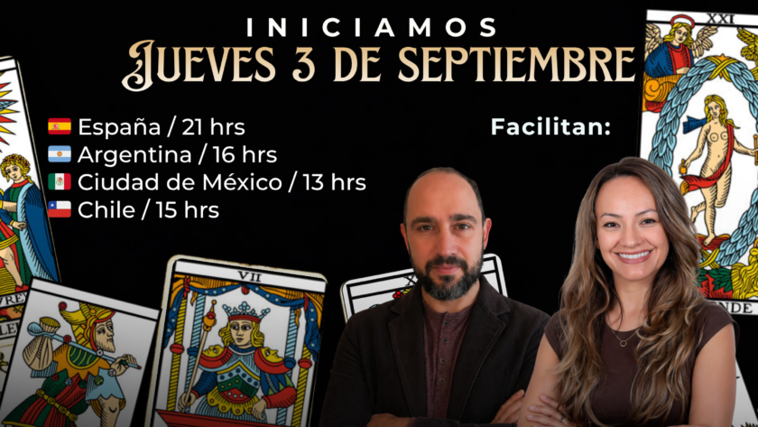Cartel del curso de Marsella 1 de septiembre de 2026 - Colegio Internacional de tarot