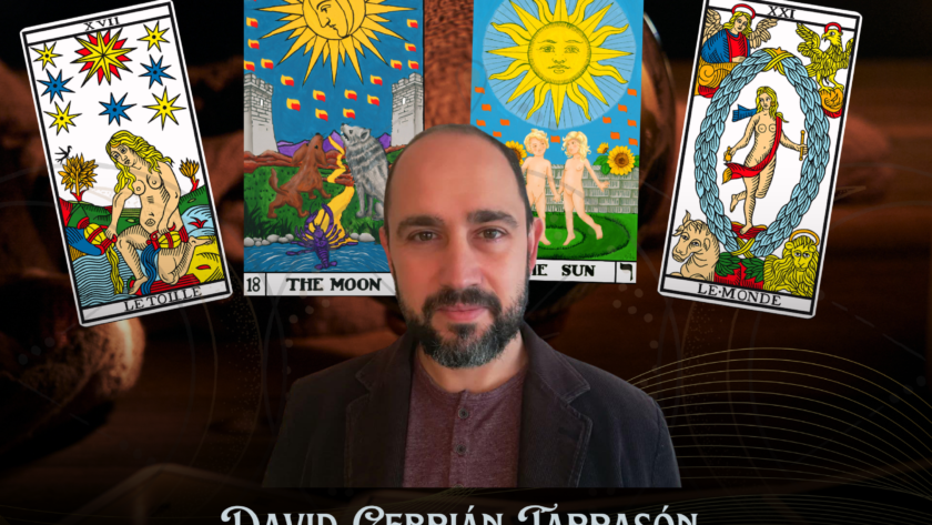 Cartel del curso de Tarot y Astrología Nivel 1 del Colegio Internacional de Tarot